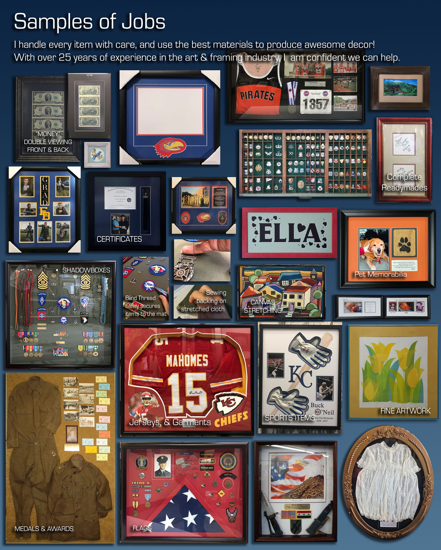 Picture Frame Samples